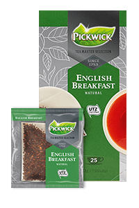 Pickwick English Breakfast, Schwarzer Tee, 3 Packungen à 25 Beutel