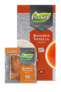 Pickwick Rooibos Vanilla, Rooibos Tee, 3 Packungen à 25 Beutel