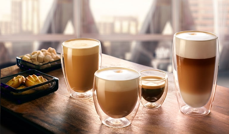 Die Getränkevielfalt der JDE-Kaffeemaschinen ist ideal für Meetings