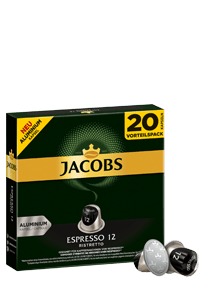 Jacobs Espresso 12 Ristretto, 20 Kapseln