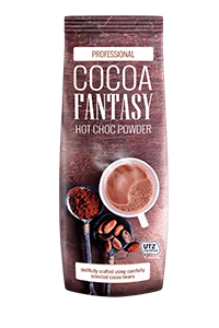 Cocoa Fantasy Hot Choc Powder UTZ (15%), Kakaospezialität