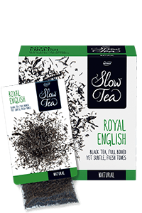 Slow Tea Royal English, Schwarzer Tee, 3 Packungen à 25 Beutel