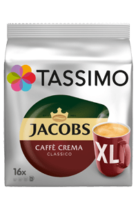 TASSIMO Jacobs Caffè Crema Classico XL, 16 Kapseln