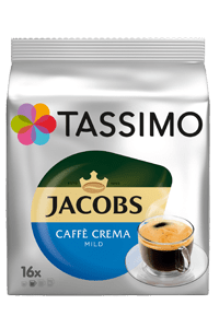 TASSIMO Jacobs Caffè Crema Mild, 16 Kapseln