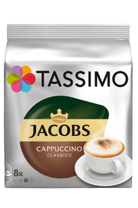 TASSIMO Jacobs Cappuccino, 2 x 8 Kapseln