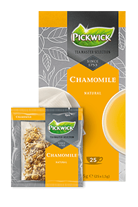Pickwick Chamomile, Kamillentee, 3 Packungen à 25 Beutel