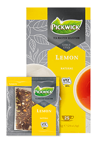 Pickwick Lemon, Zitronentee, 3 Packungen à 25 Beutel